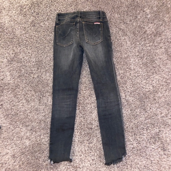 Girls charcoal grey Hudson skinny jeans - Picture 2 of 3